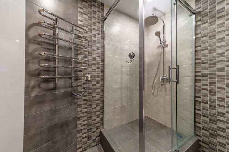 Contemporary Shower with Glass